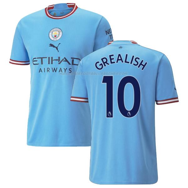 maillot grealish manchester city 1ème 2022-23