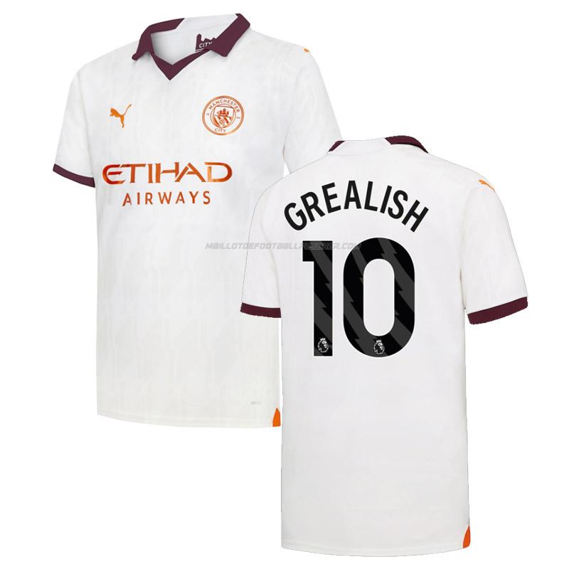 maillot grealish manchester city 2ème 2023-24