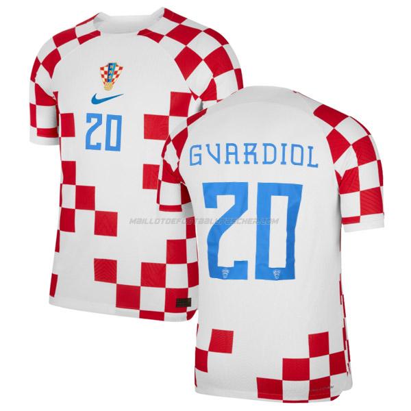 maillot gvardiol coupe du monde croatie 1ème 2022