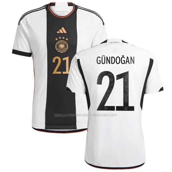 maillot gündogan coupe du monde allemagne 1ème 2022