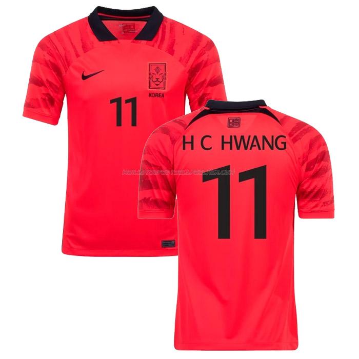 maillot h c hwang coupe du monde corée du sud 1ème 2022