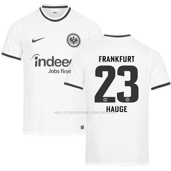 maillot hauge eintracht frankfurt 1ème 2022-23