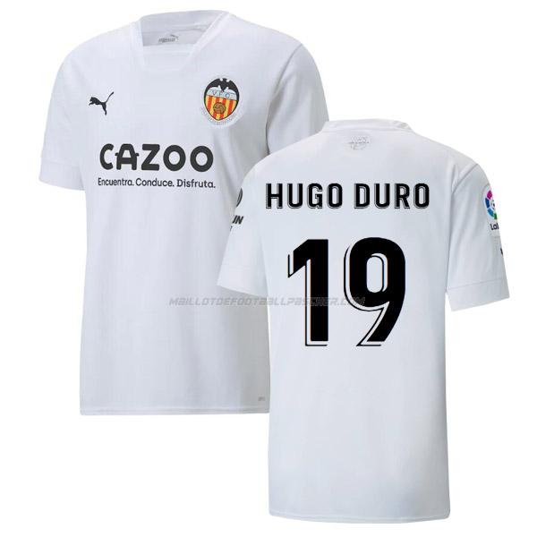 maillot hugo duro valencia 1ème 2022-23