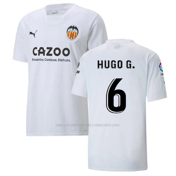 maillot hugo g valencia 1ème 2022-23