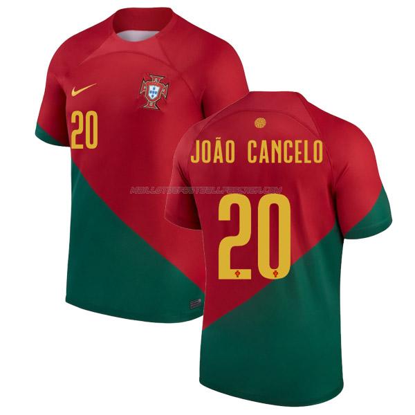 maillot joao cancelo coupe du monde portugal 1ème 2022
