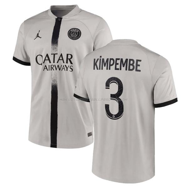maillot kimpembe paris saint-germain 2ème 2022-23