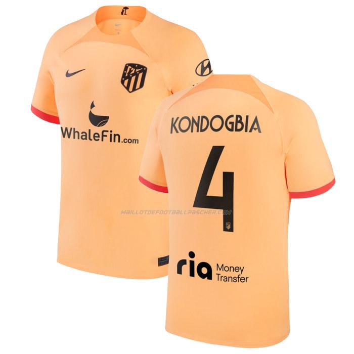 maillot kondogbia atletico madrid 3ème 2022-23