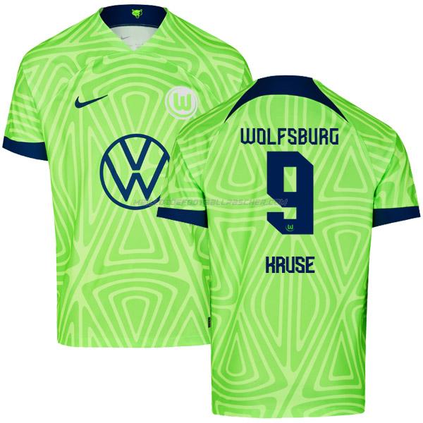 maillot kruse wolfsburg 1ème 2022-23