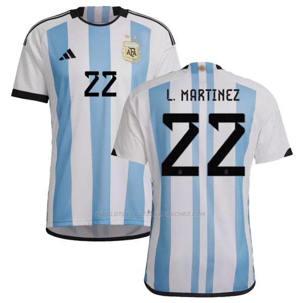 maillot l.martinez argentina 1ème 2022