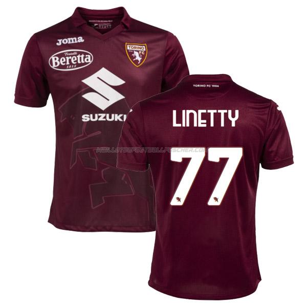 maillot linetty torino 1ème 2022-23