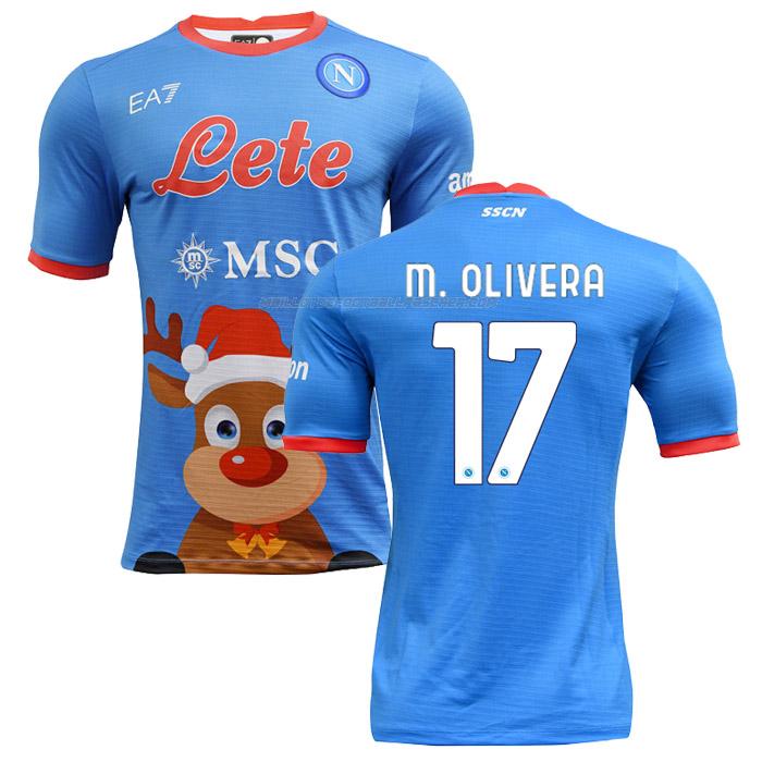 maillot m. olivera christmas napoli 2022