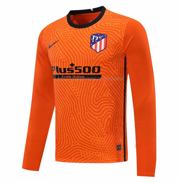 maillot manche longue gardien atletico madrid orange 2020-21