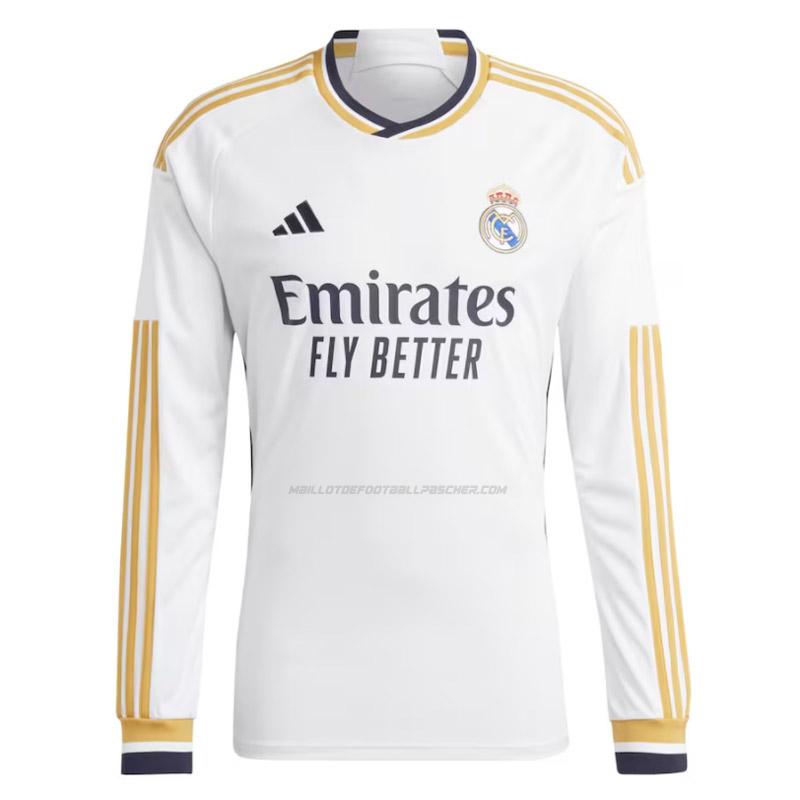 maillot manches longues real madrid 1ème 2023-24