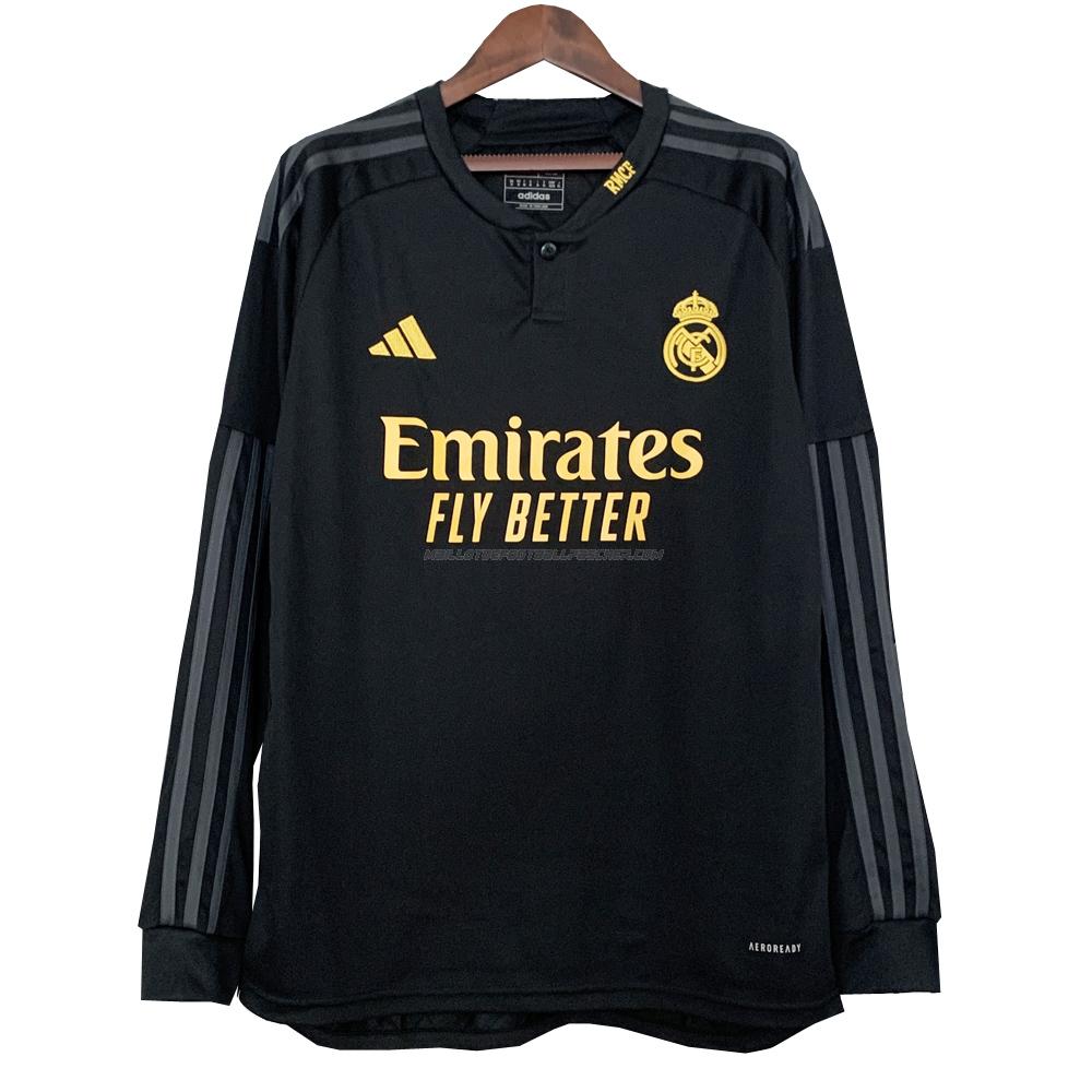 maillot manches longues real madrid 3ème 2023-24