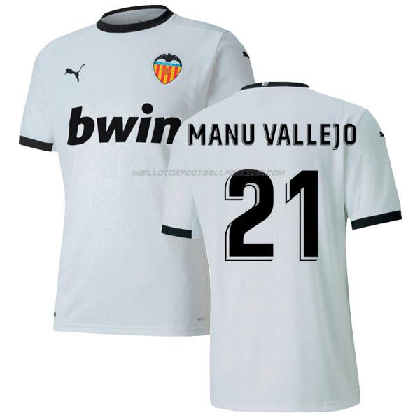 maillot manu vallejo valencia 1ème 2020-21