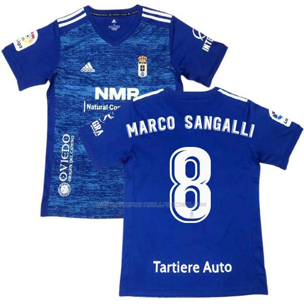 maillot marco sangalli real oviedo 1ème 2020-21