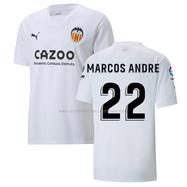 maillot marcos andré valencia 1ème 2022-23
