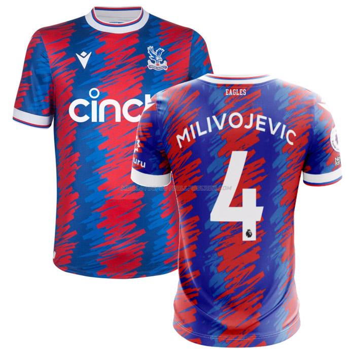 maillot milivojevic crystal palace 1ème 2022-23