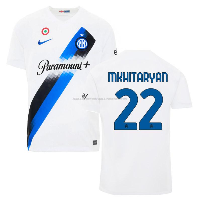 maillot mkhitaryan inter milan 2ème 2023-24
