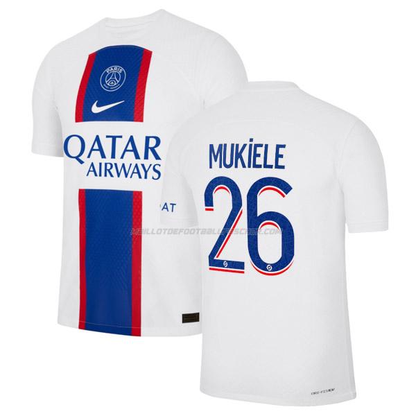 maillot mukiele paris saint-germain 3ème 2022-23