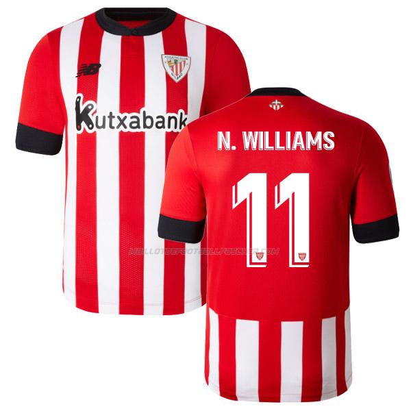 maillot n. williams athletic bilbao 1ème 2022-23