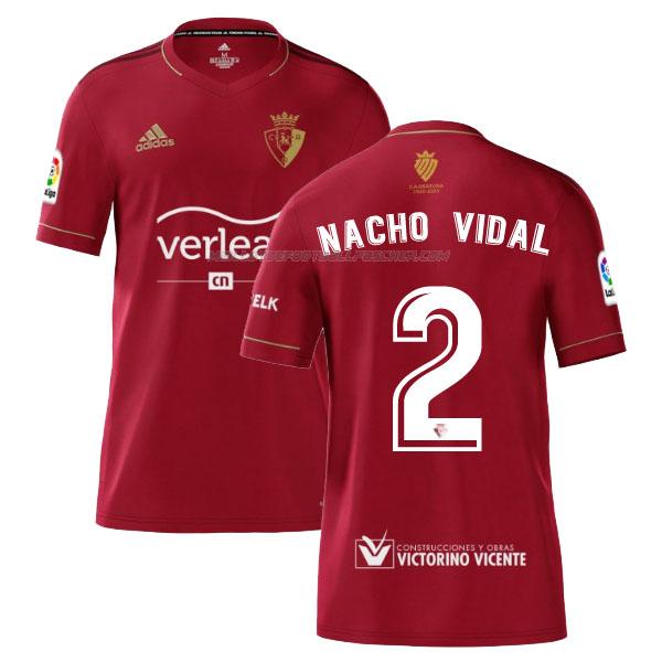 maillot nacho vidal osasuna 1ème 2020-21