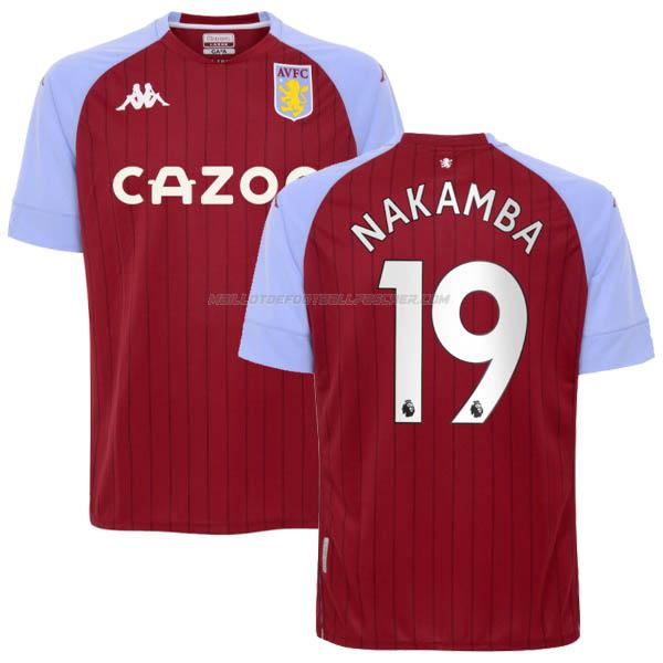 maillot nakamba aston villa 1ème 2020-21