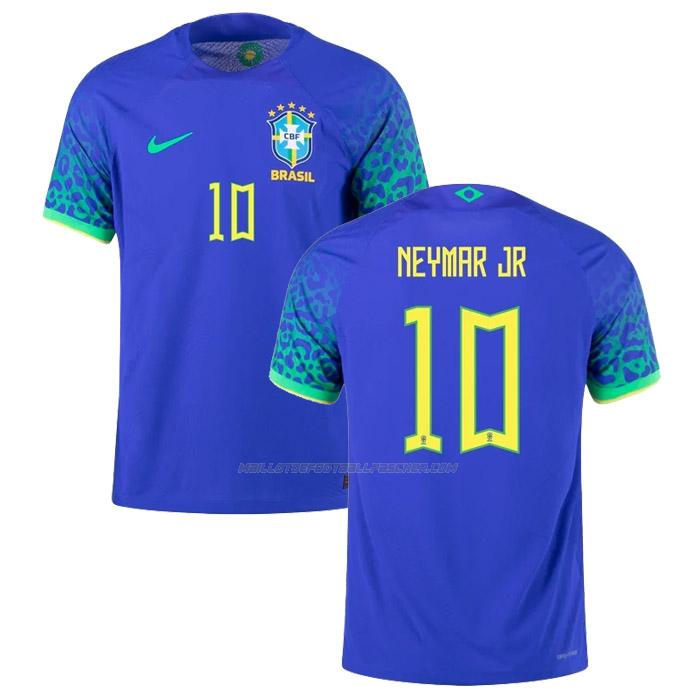 maillot neymar jr. coupe du monde brésil 2ème 2022