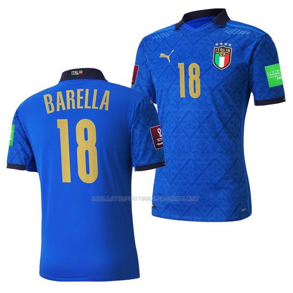 maillot nicolo barella italie 1ème 2021-22