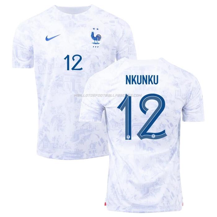 maillot nkunku coupe du monde france 2ème 2022