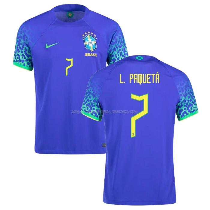maillot paqueta coupe du monde brésil 2ème 2022