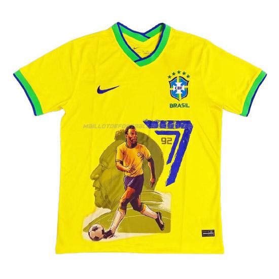 maillot pele 7 brésil jaune 2023