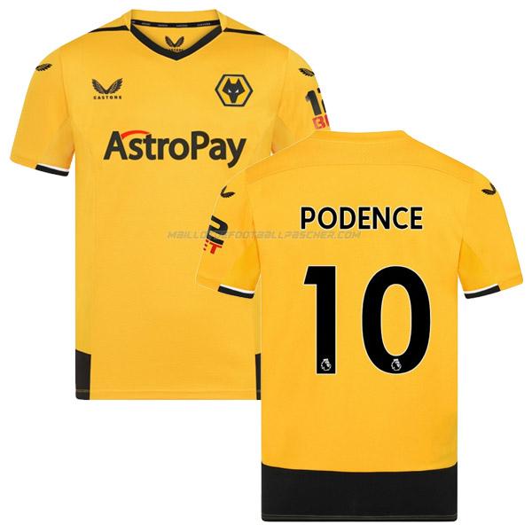 maillot podence wolverhampton wanderers 1ème 2022-23