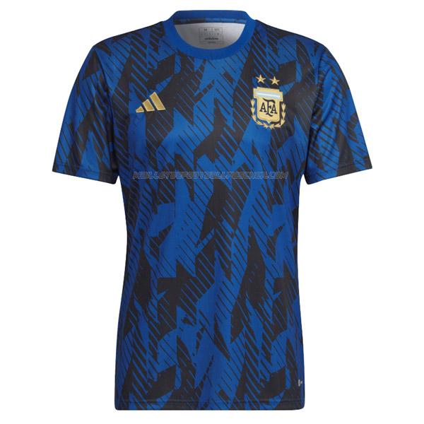 maillot pre-match argentina bleu 2022