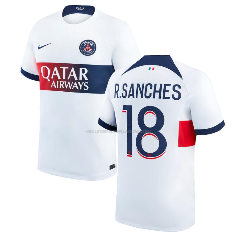 maillot r.sanches paris saint-germain 2ème 2023-24