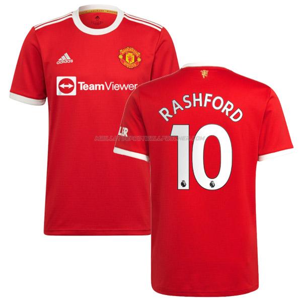 maillot rashford manchester united 1ème 2021-22