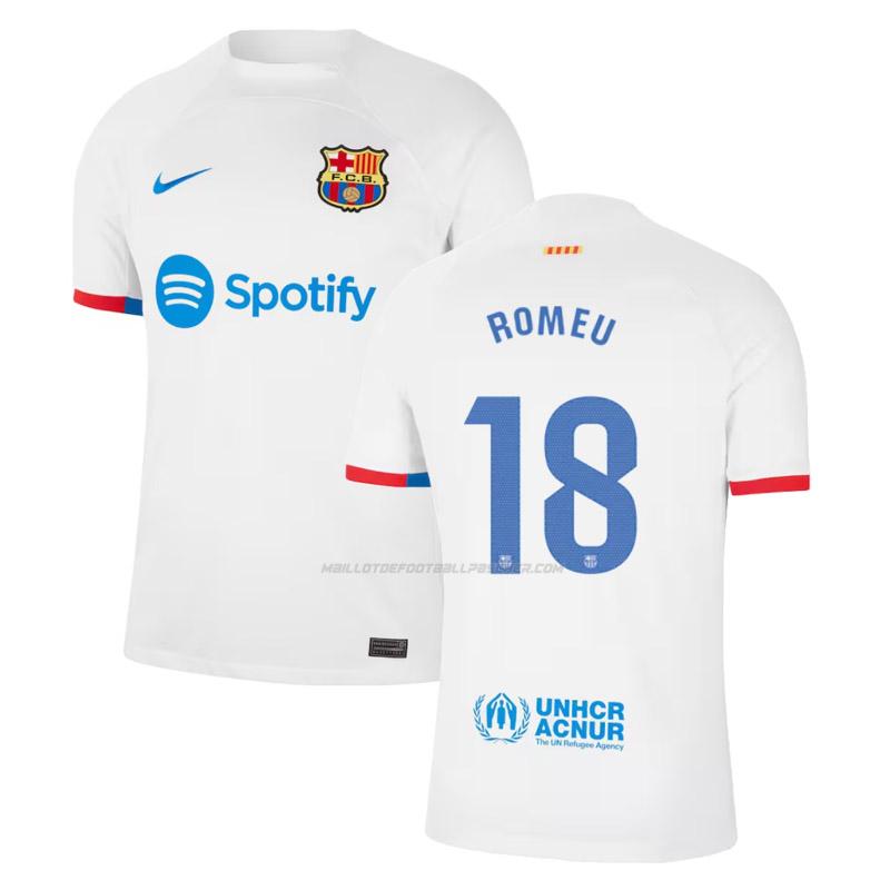 maillot romeu barcelona 2ème 2023-24