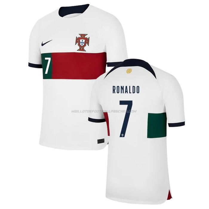 maillot ronaldo coupe du monde portugal 2ème 2022