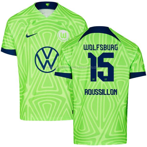 maillot roussillon wolfsburg 1ème 2022-23