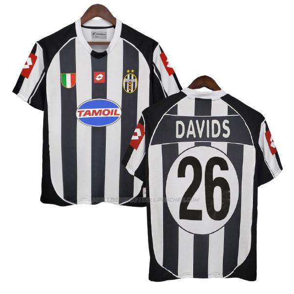 maillot rétro davids juventus 1ème 2002-2003