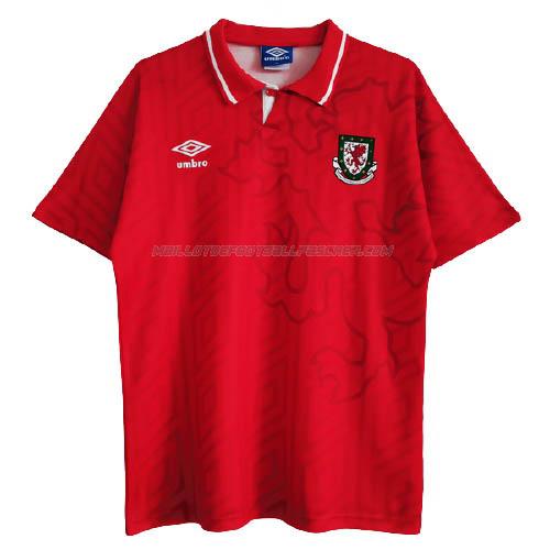 maillot rétro galles 1ème 1992-94