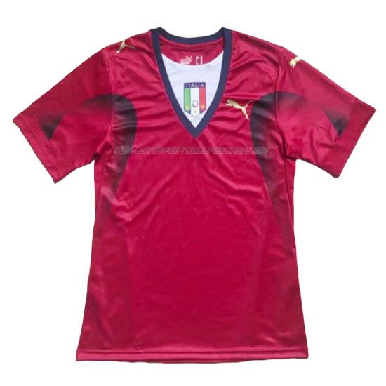 maillot rétro gardien italie rouge 2006