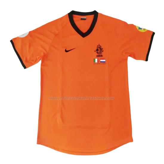 maillot rétro hollande 1ème 2000