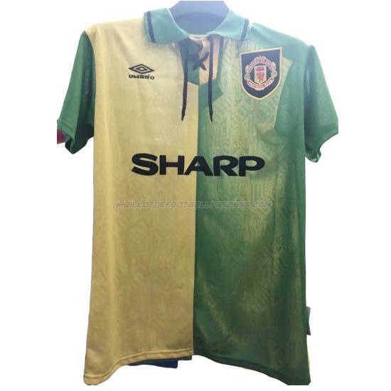 maillot rétro manchester united 2ème 1992-94