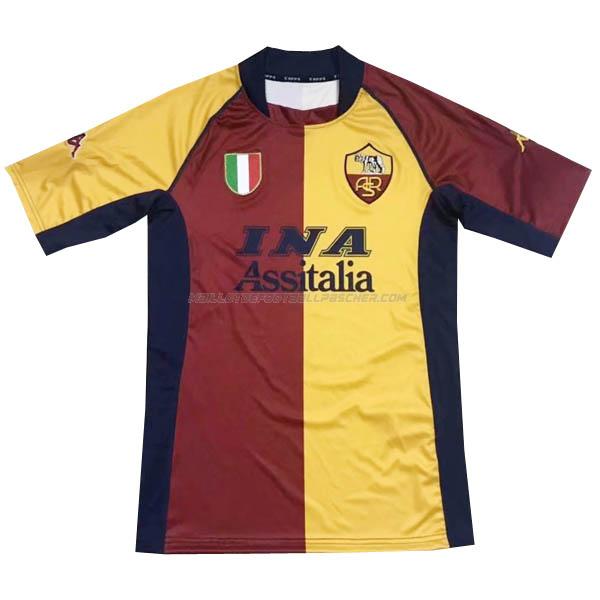 maillot rétro roma 1ème 2001-2002
