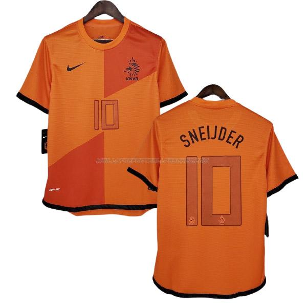 maillot rétro sneijder hollande 1ème 2012
