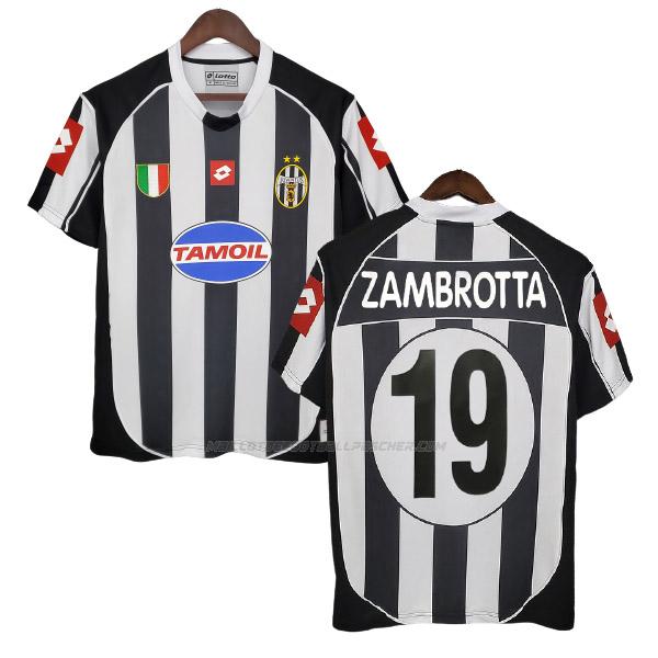 maillot rétro zambrotta juventus 1ème 2002-2003