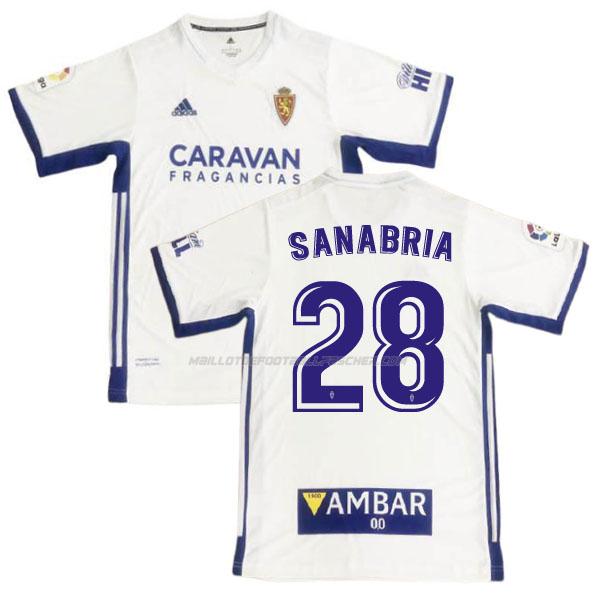 maillot sanabria real zaragoza 1ème 2020-21