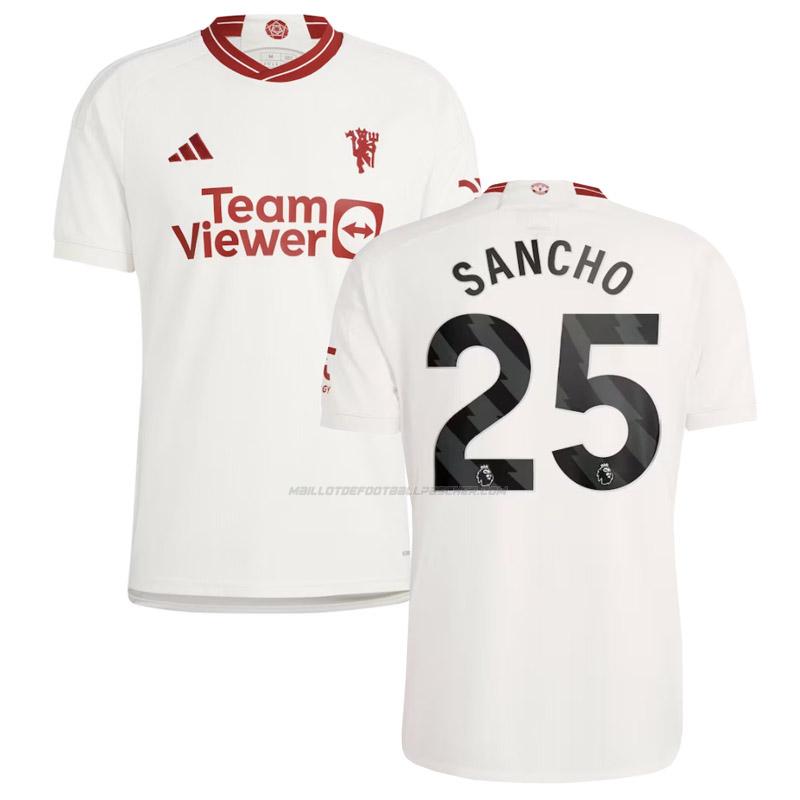 maillot sancho manchester united 3ème 2023-24