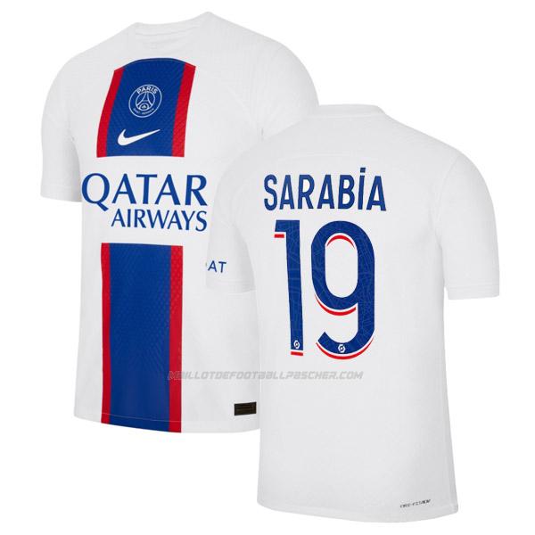 maillot sarabia paris saint-germain 3ème 2022-23